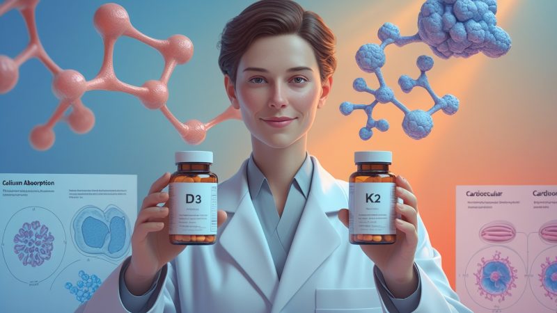 Комплекс витаминов D3 и K2 MolecularForce для здоровья костей и иммунитета